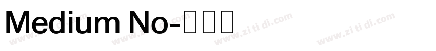 Medium No字体转换